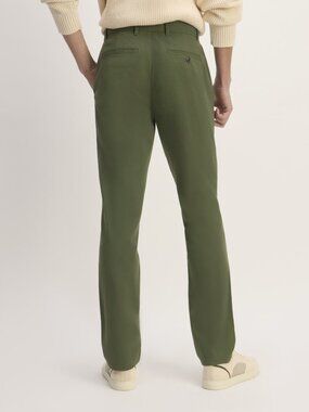NWT Everlane Performance Uniform Chinos Olive Green Men's Size 31 x 34 Slim